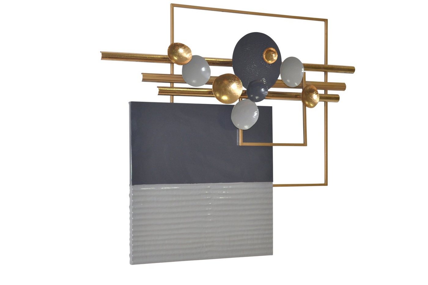 moebel-direkt-online Wanddekoobjekt Katja, aus Metall, runde und quatratische Metallelemente moebel-direkt-online Wanddekoobjekt Katja, aus Metall, runde und quatratische Metallelemente von moebel-direkt-online