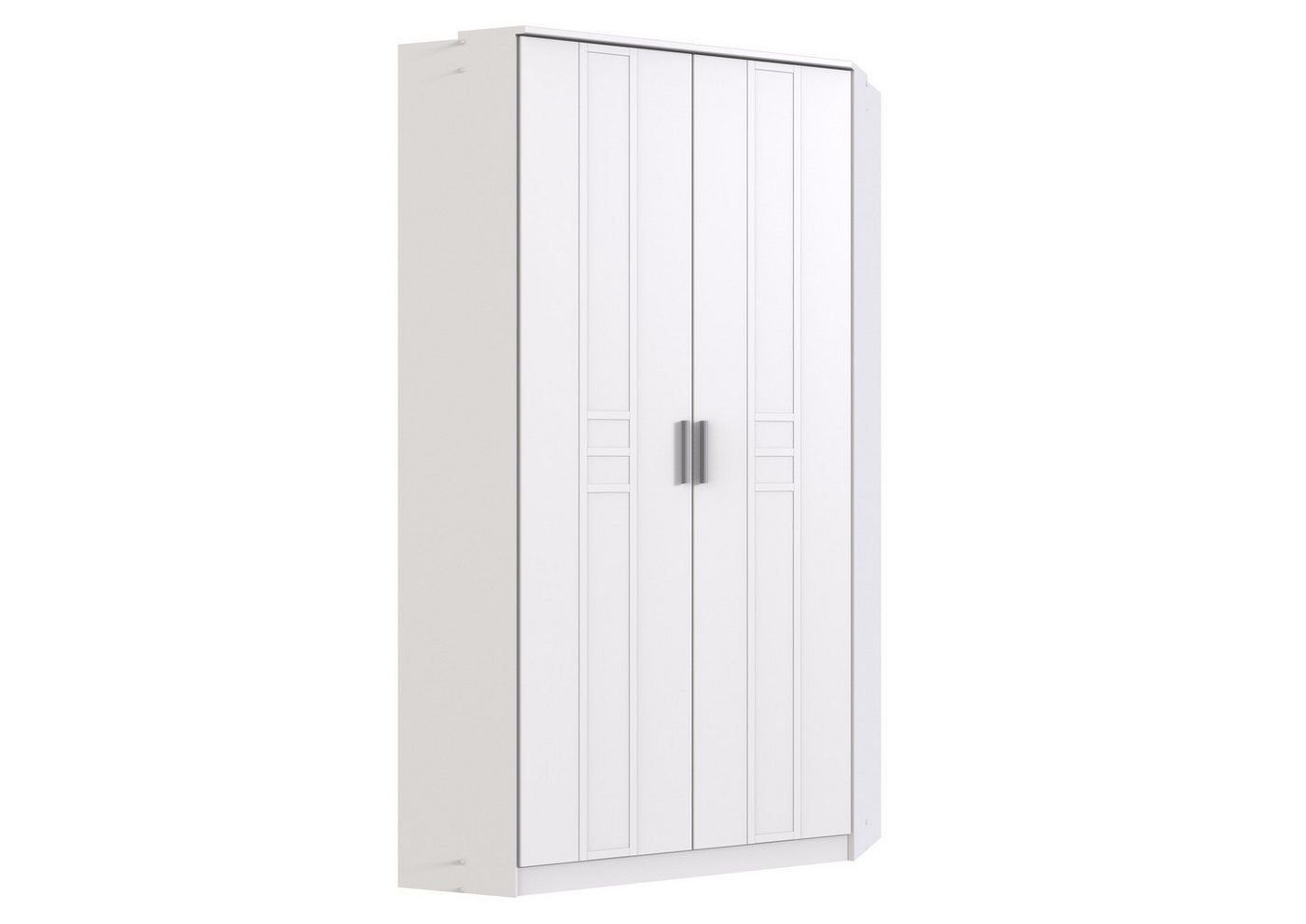 möbel-direkt.de Kleiderschrank Bela "Borkum" in Landhausstil Weiß (komplett, 1-St., Kleiderschrank) Landhausstil, Soft Close von möbel-direkt.de