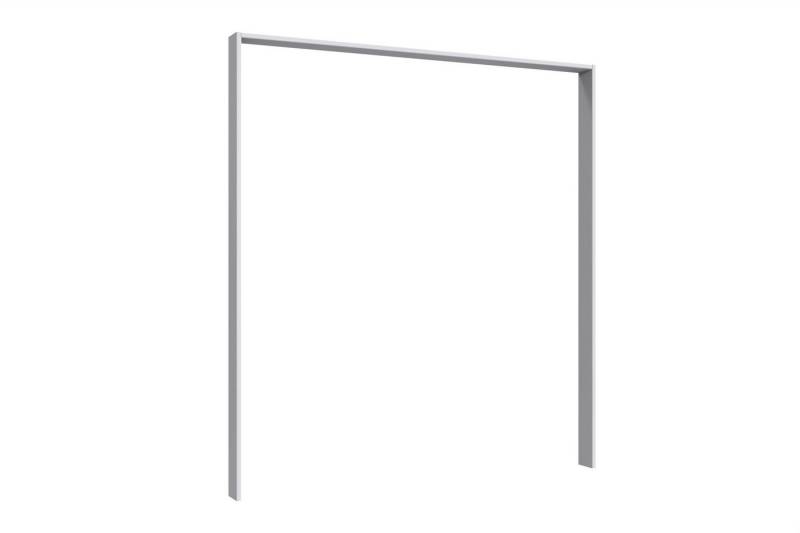 möbel-direkt.de Schwebetürenschrank Bremen in Weiß mit Absetzungen in Multiplex (komplett, 1-St., Kleiderschrank) Made in Germany, Absetzungen in Multiplex, wahlweise mit Spiegel von möbel-direkt.de