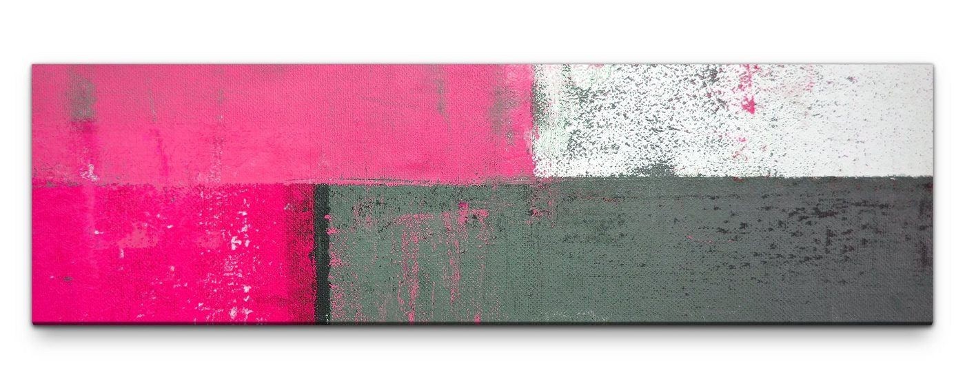 möbel-direkt.de Leinwandbild Bilder XXL Abstrakt mit Pink Wandbild auf Leinwand von möbel-direkt.de