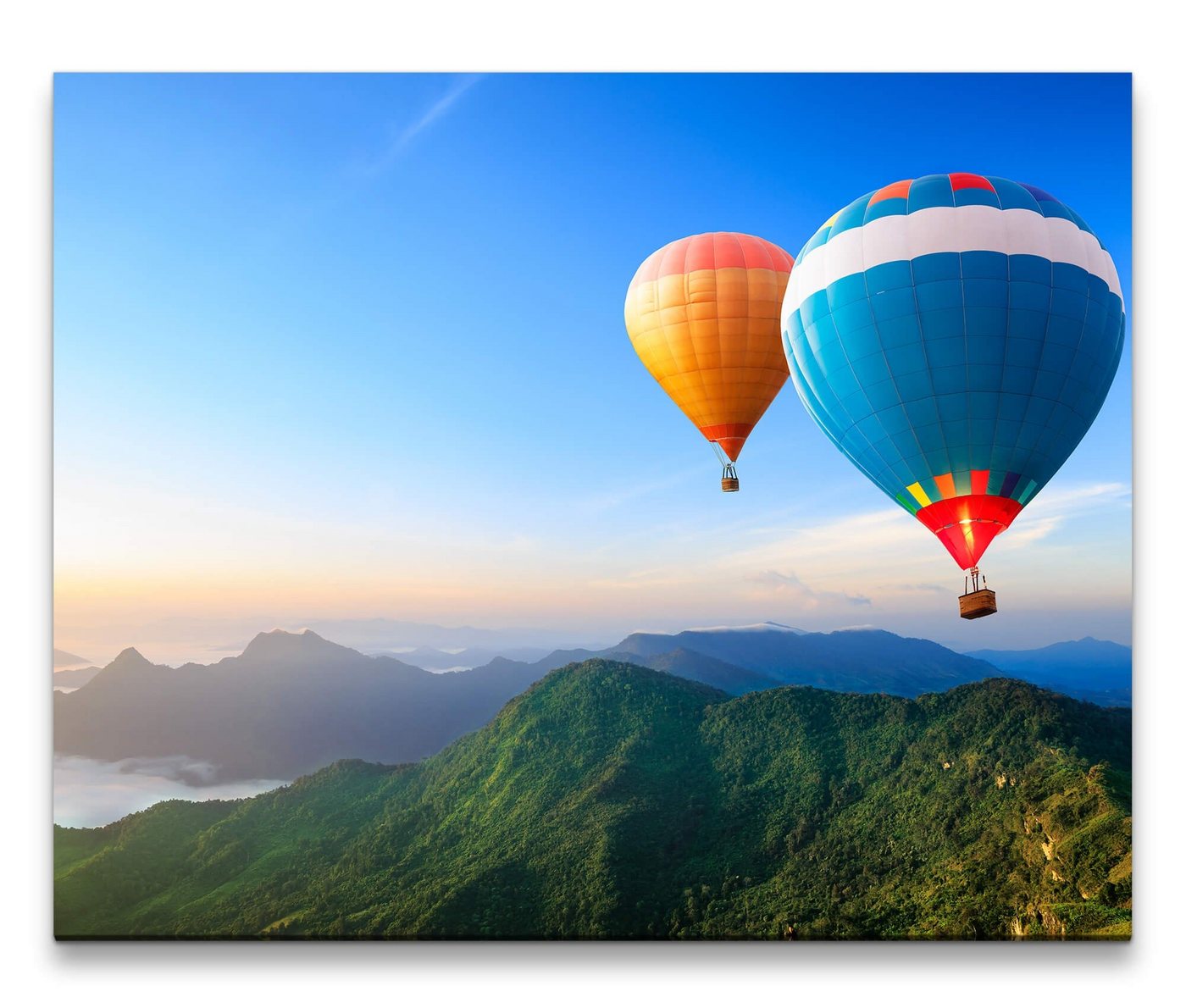 möbel-direkt.de Leinwandbild Bilder XXL Heißluftballons am Himmel Wandbild auf Leinwand von möbel-direkt.de