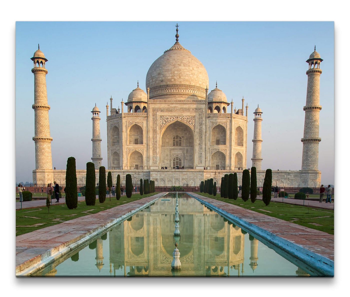 möbel-direkt.de Leinwandbild Bilder XXL Taj Mahal Wandbild auf Leinwand von möbel-direkt.de