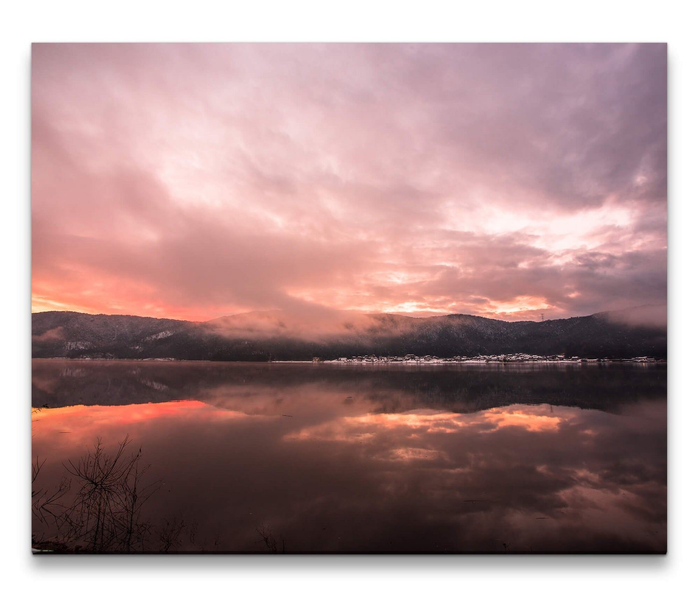 möbel-direkt.de Leinwandbild Bilder XXL Wolkenberge Wandbild auf Leinwand von möbel-direkt.de