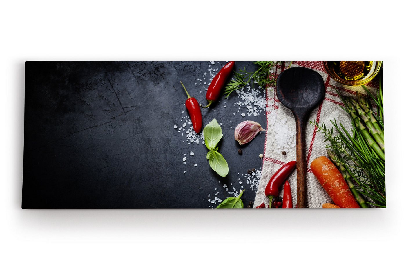 möbel-direkt.de Leinwandbild Gewürze Holzlöffel Küche Essen Kochen Obst möbel-direkt.de Leinwandbild Gewürze Holzlöffel Küche Essen Kochen Obst von möbel-direkt.de