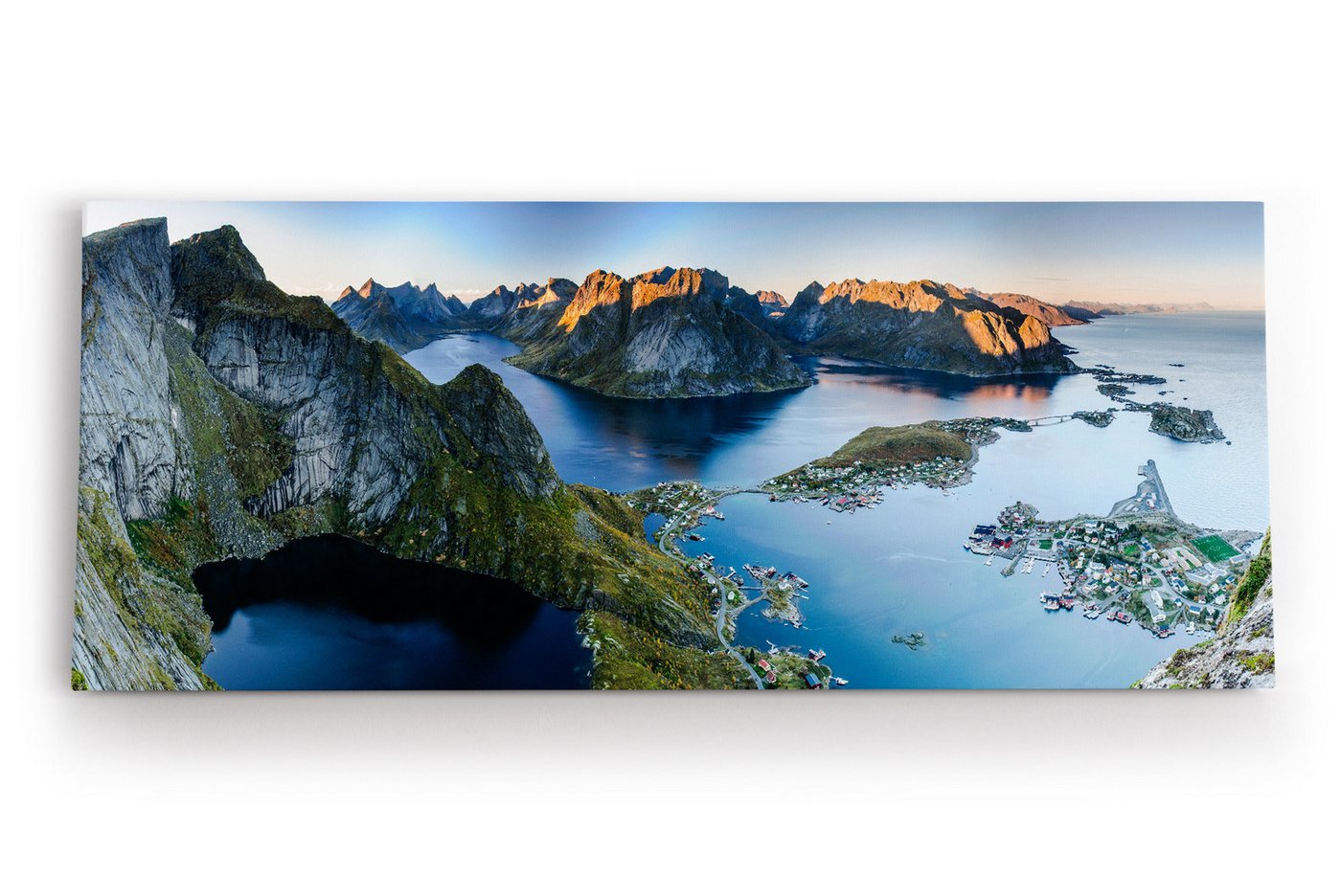möbel-direkt.de Leinwandbild Lofoten Norwegen Inseln Meer Berge Natur von möbel-direkt.de