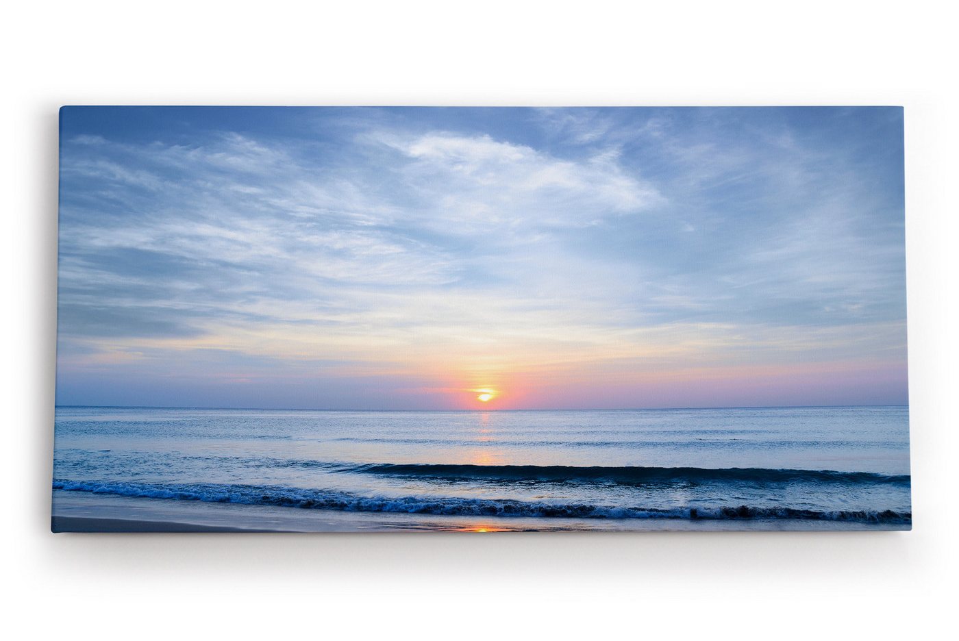 möbel-direkt.de Leinwandbild Meer Strand Sonnenuntergang Horizont Natur Himmel von möbel-direkt.de