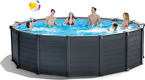 Intex 26384 Graphite Paneel Frame Pool 478 x 124 cm Komplett-Set mit Sandfilteranlage & Sicherheitsleiter Intex 26384 Graphite Paneel Frame Pool 478 x 124 cm Komplett-Set mit Sandfilteranlage & Sicherheitsleiter von möbel-direkt