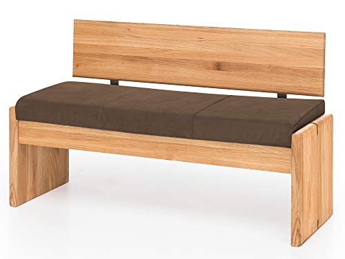 Scott Sitzbank Truhenbank Holzbank Massivholzbank Bank Küchenbank Garderobenbank Esszimmerbank Sitztruhe, Kernbuche, 150 cm, mit Rückenlehne, Nougat Scott Sitzbank Truhenbank Holzbank Massivholzbank Bank Küchenbank Garderobenbank Esszimmerbank Sitztruhe, Kernbuche, 150 cm, mit Rückenlehne, Nougat von moebel-eins