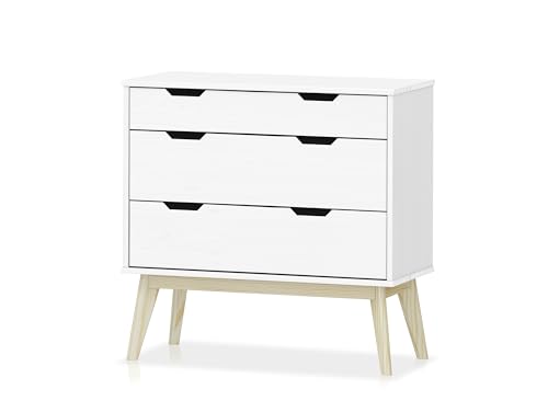 moebel-eins Barny Kommode 3 Schubkästen, Material Massivholz, Kiefer moebel-eins Barny Kommode 3 Schubkästen, Material Massivholz, Kiefer von moebel-eins