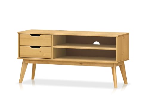 moebel-eins Barny TV Lowboard II, Material Massivholz, Kiefer von moebel-eins