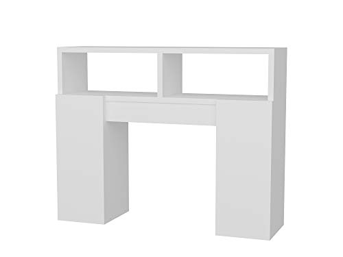 Alphamoebel 4286 Geronimo Toiletten Hängeschrank Badschrank Wandschrank Hängeregal, Holz, Weiß, mit Ablagefächer, Türen, 76,2 x 60,8 x 19,5 cm von moebel17