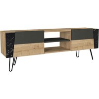 TV-Lowboard Fanten Safir Marmoroptik anthrazit B/H/T: ca. 150x52x36,8 cm TV-Lowboard Fanten Safir Marmoroptik anthrazit B/H/T: ca. 150x52x36,8 cm von moebel17