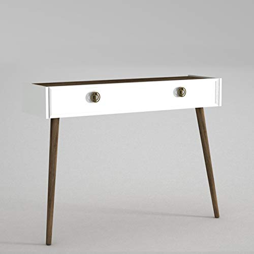 moebel17 Alphamoebel 4654 Nadya Konsolentisch Ablagetisch Beistelltisch, Weiß Walnuss, Holz, mit Massivholz Füße, große Schublade, viel Stauraum, spezielle Griffe, 120 x 90 x 35 cm moebel17 Alphamoebel 4654 Nadya Konsolentisch Ablagetisch Beistelltisch, Weiß Walnuss, Holz, mit Massivholz Füße, große Schublade, viel Stauraum, spezielle Griffe, 120 x 90 x 35 cm von moebel17