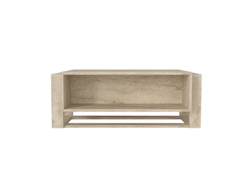moebel17 Couchtisch Couchtisch Bianco Beige mit Granit Optik, Mit Granit Optik von moebel17