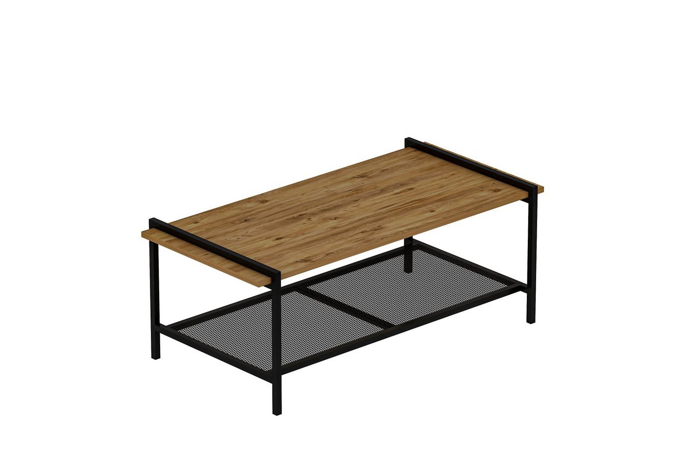 moebel17 Couchtisch Couchtisch Lara mit Metallfüße Atlantic Walnuss 9109, Couchtisch mit offenen Fächern moebel17 Couchtisch Couchtisch Lara mit Metallfüße Atlantic Walnuss 9109, Couchtisch mit offenen Fächern von moebel17