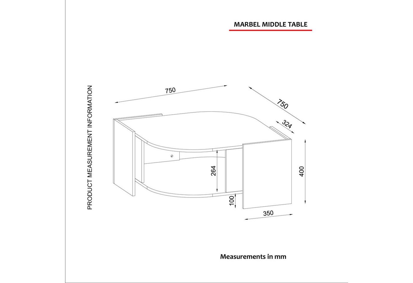 moebel17 Couchtisch Couchtisch Marbel Walnuss Marmor Optik, Platzsparend moebel17 Couchtisch Couchtisch Marbel Walnuss Marmor Optik, Platzsparend von moebel17