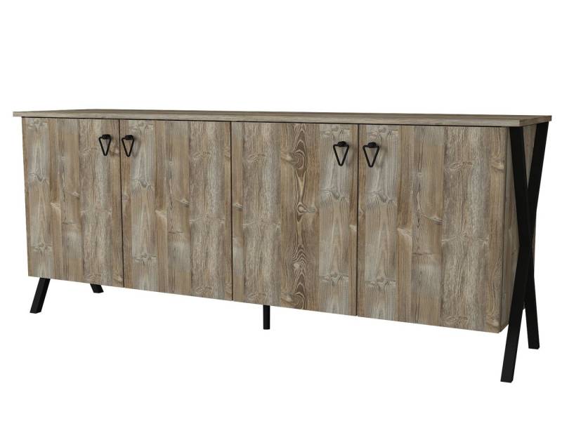 moebel17 Kommode Sideboard Zeth Eiche, Viel Stauraum von moebel17