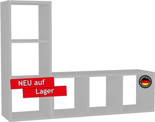 moebel17 TV Board Lowboard Fernsehtisch Fernsehschrank Sideboard, Fernseh Schrank Tisch für Wohnzimmer I Weiß I Natalie 1896 I 123,1 x 29,5 x 90 cm von moebel17