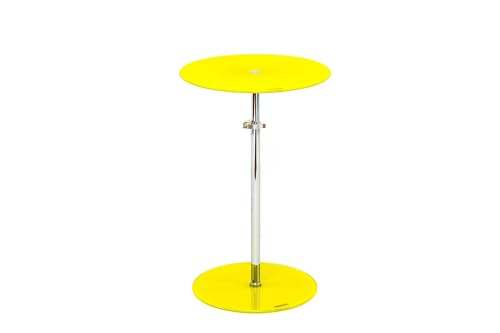 Beistelltisch >7/165-34< Der Blumenständer präsentiert sich in auffälligem Neon Gelb und verleiht jedem Raum einen Hauch von Lebendigkeit. Sein Durchmesser von 40 cm bietet ausreichend Platz von möbelando