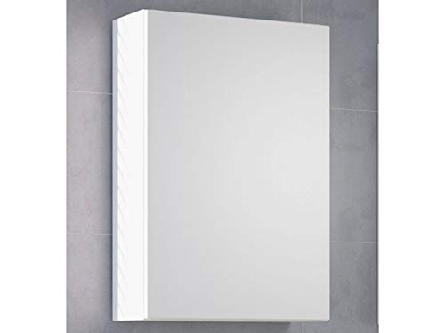Hängeschrank Badschrank Wandschrank Badezimmerschrank Schrank Badmöbel Baabe I Weiß/Weiß-Matt von möbelando