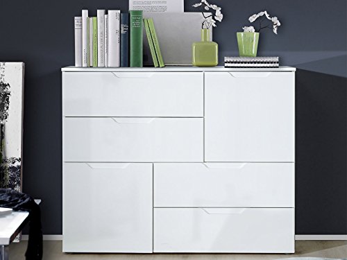 möbelando Kommode Anrichte Beistellschrank Highboard Standschrank Schrank Salinas II von möbelando