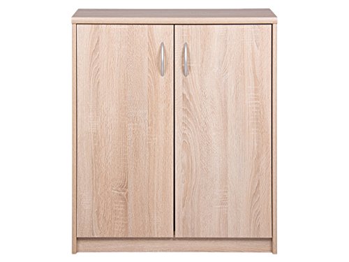 möbelando Kommode Standschrank Sideboard Anrichte Highboard Schrank Holz Bremen VII (Sonoma-Eiche) von möbelando