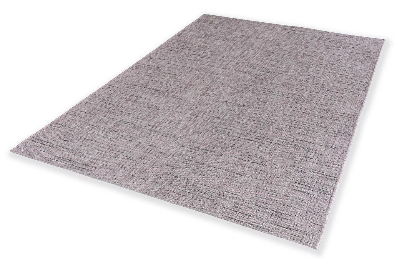 Teppich Imola, möbelando, rechteckig, rechteckig - Breite x Höhe ca. 160 cm x 0,5 cm Maschinell gewebt Outdoor-Teppich! - Auch für Balkon und Terasse geeignet - rosa von möbelando