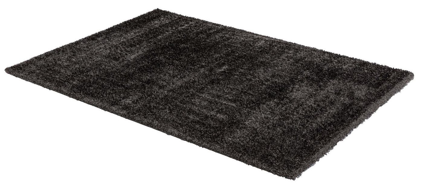 Teppich Matera, möbelando, rechteckig, rechteckig - Breite x Höhe ca. 200 cm x 4,2 cm Maschinell gewebt Indoor - anthrazit von möbelando