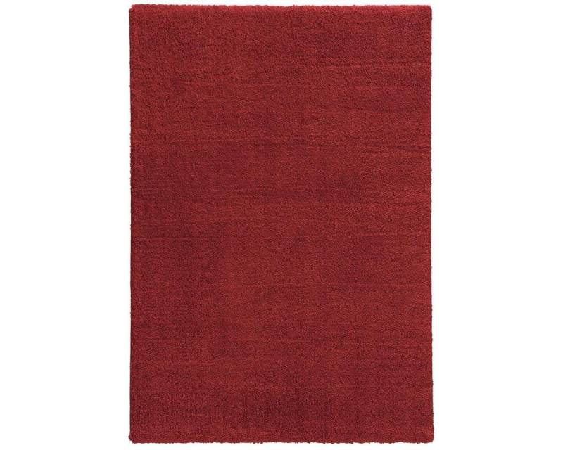 Teppich Salerno, möbelando, rechteckig, Höhe: 3 mm, rechteckig - Breite x Höhe ca. 133 cm x 3 cm maschinell gewebt Indoor - rot von möbelando