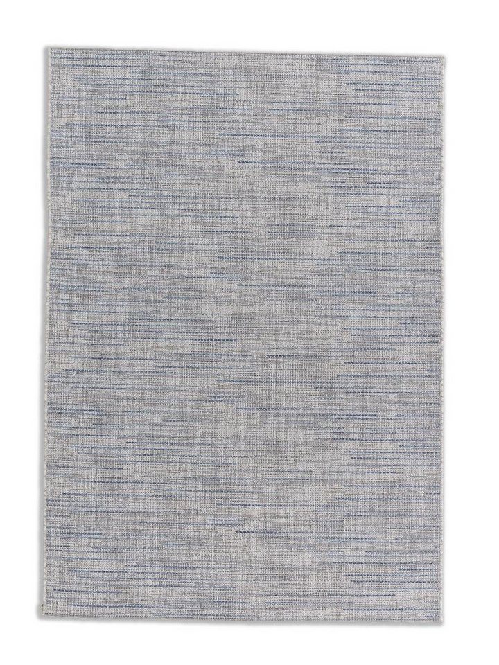 Teppich Teppich Imola 120x170cm D.190 C.020 Blau, möbelando, rechteckig, rechteckig - Breite x Höhe ca. 120 cm x 0,5 cm Maschinell gewebt Outdoor-Teppich! - Auch für Balkon und Terasse geeignet - blau von möbelando