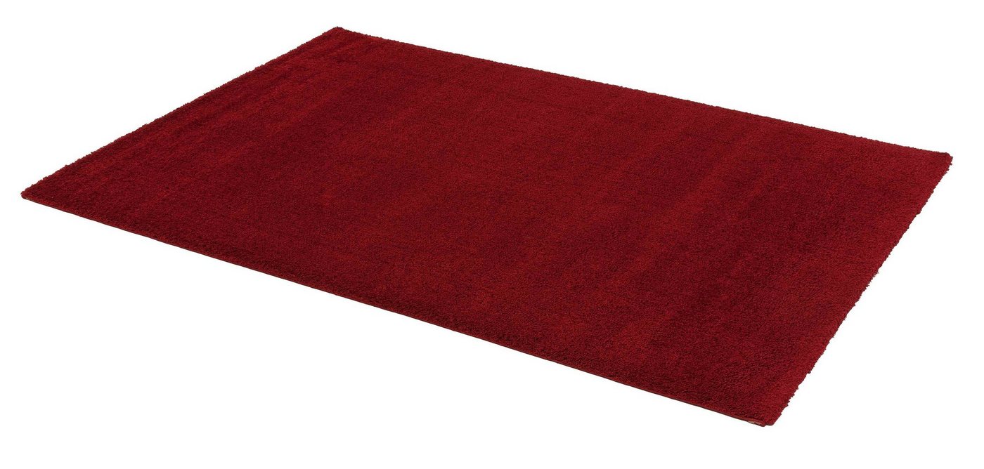 Teppich Teppich Rivoli 67x130cm D.160 C.010 rot, möbelando, rechteckig, Höhe: 3 mm, rechteckig - Breite x Höhe ca. 67 cm x 3 cm Maschinell gewebt Indoor - rot von möbelando