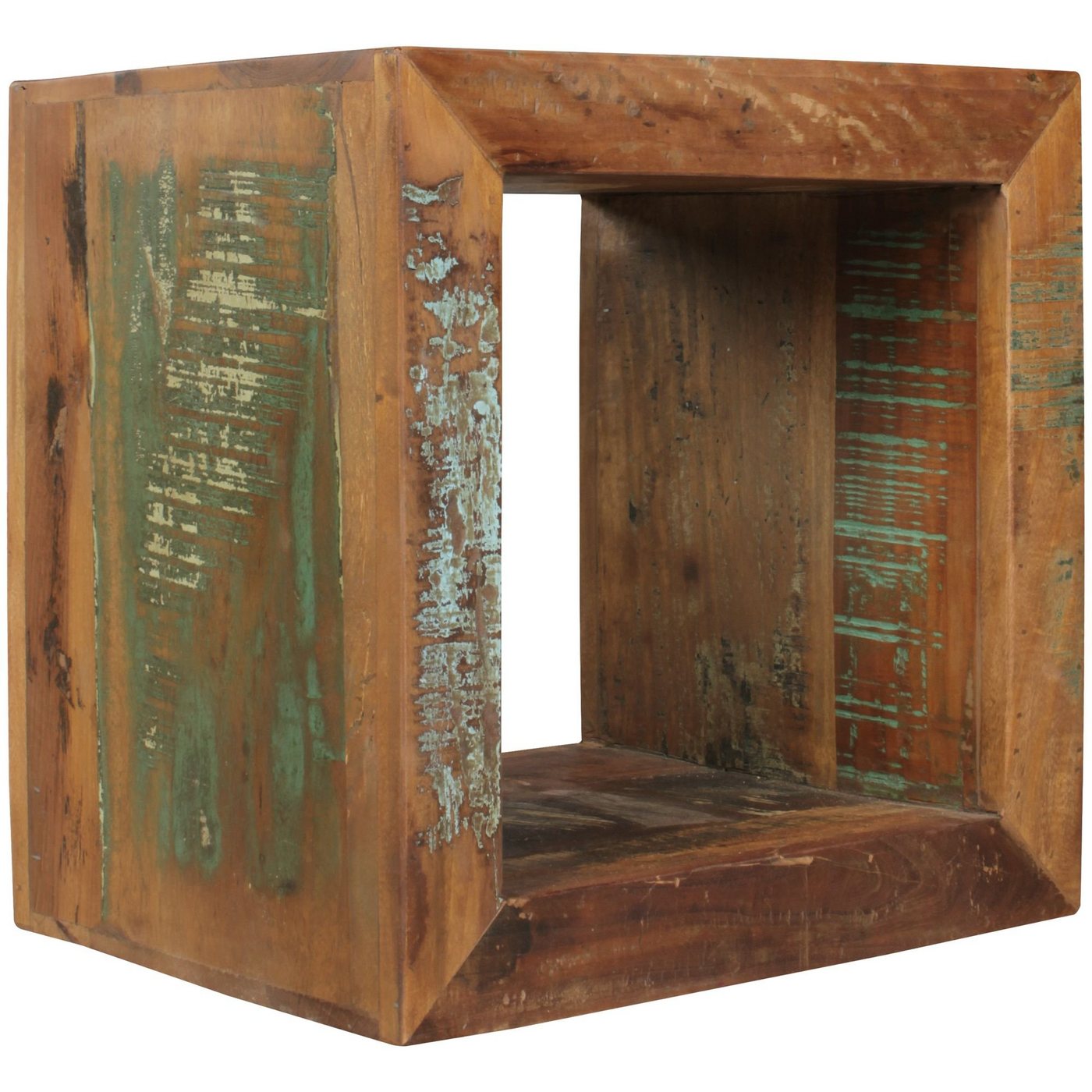 möbelando Beistelltisch Beistelltisch Kalkutta 45 x 45 x 35 cm, Massivholz Cube Tisch für, 45 x 45 x 35 cm (B/H/L) möbelando Beistelltisch Beistelltisch Kalkutta 45 x 45 x 35 cm, Massivholz Cube Tisch für, 45 x 45 x 35 cm (B/H/L) von möbelando