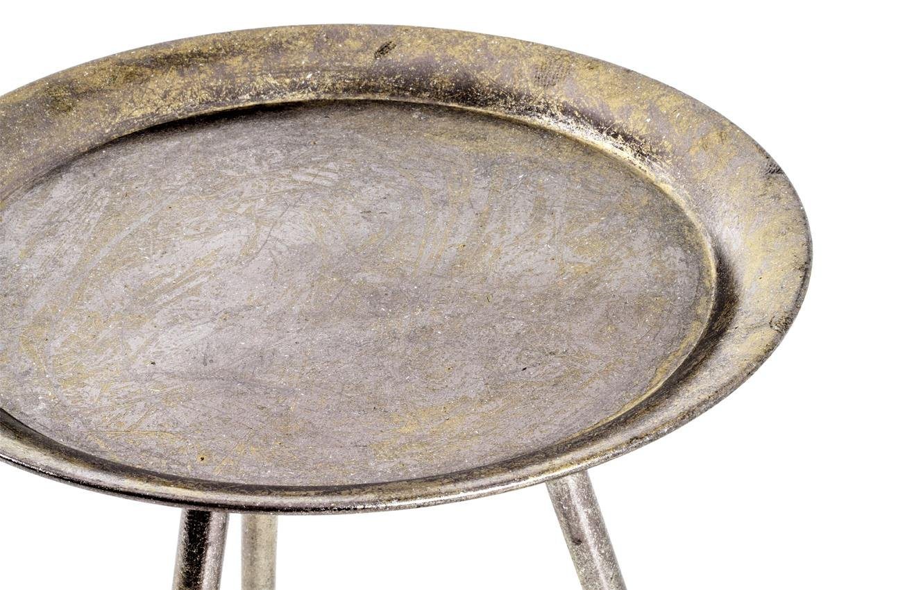 möbelando Beistelltisch Hans 1, Beistelltisch aus Metall in bronze lackiert von möbelando