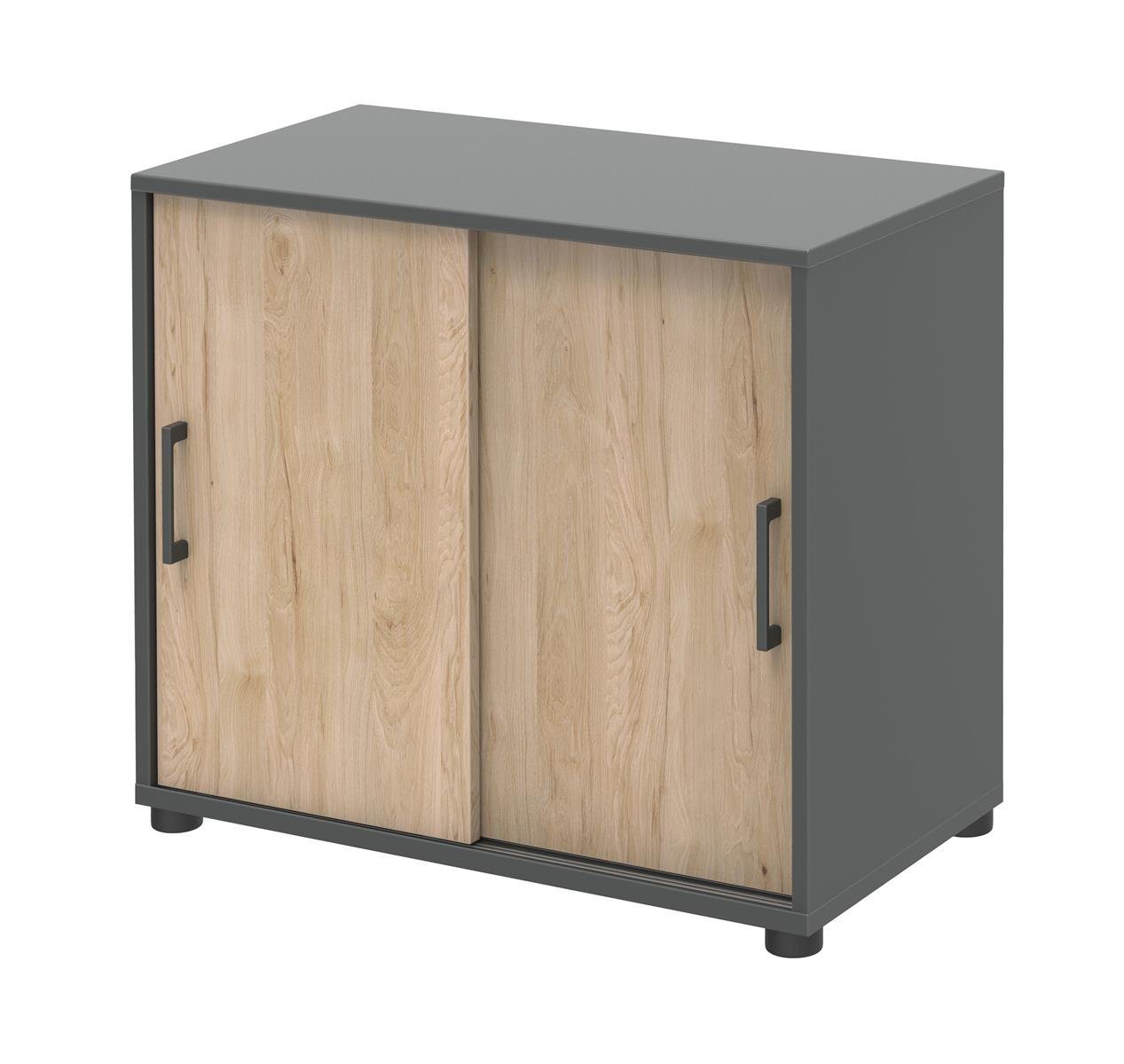 möbelando Schiebetürenschrank 859 home.office by rb 80,4 x 74 x 42,5 cm (B/H/T) möbelando Schiebetürenschrank 859 home.office by rb 80,4 x 74 x 42,5 cm (B/H/T) von möbelando