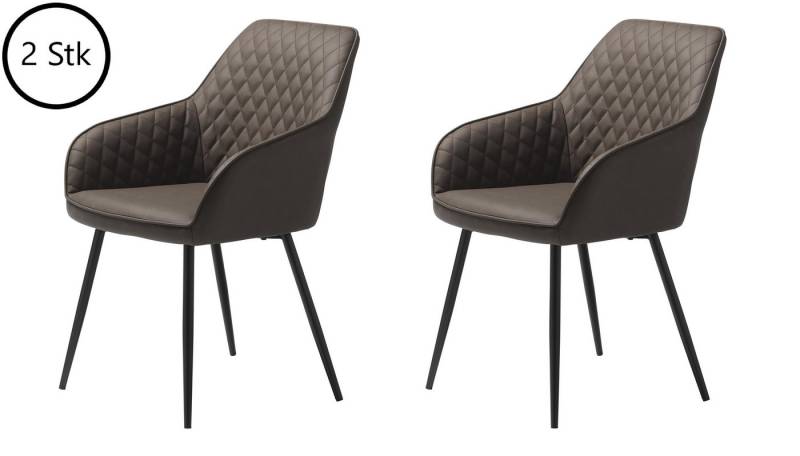 UNIQUE furniture A/S Armlehnstuhl 58 x 84 x 59 cm (B/H/T) (2er-Set) von UNIQUE furniture A/S