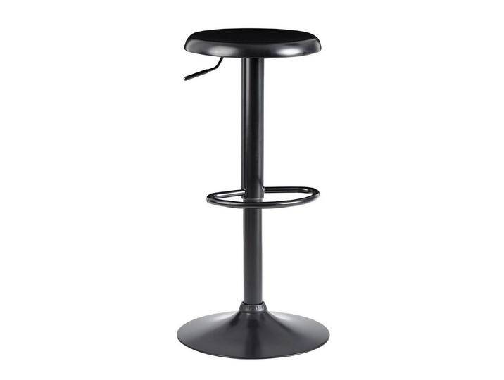 möbelando Barhocker Barhocker Schwarz Hocker ohne Lehne 58 - 79 cm Barstuhl, Küchenhocker, 40 x 79 x 40 cm (B/H/L), schwarz von möbelando