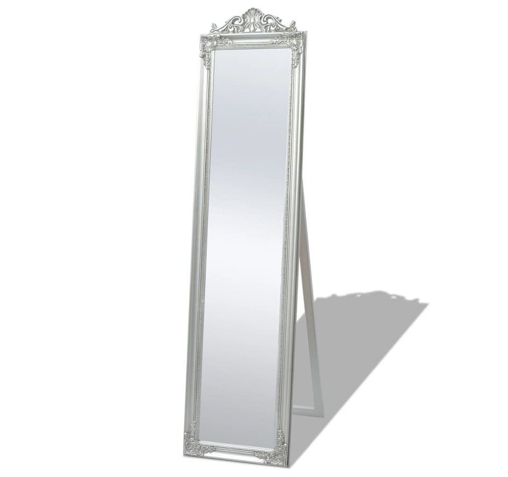 möbelando Barockspiegel 292879 (BxH: 40x160 cm), aus Holz + Glas in Silber von möbelando