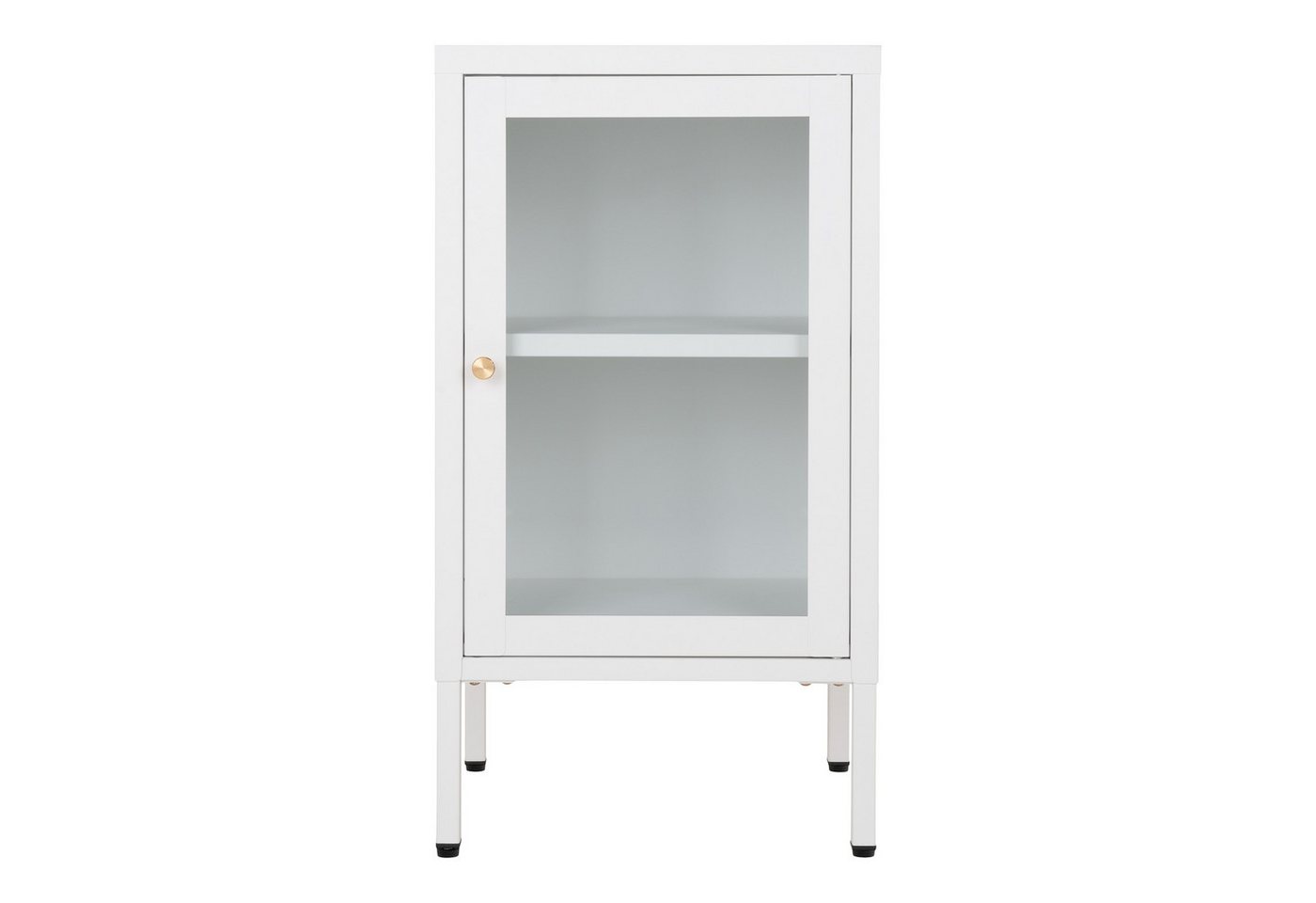 House Nordic Beistellschrank in Weiss, Metall - 38x70x35cm (BxHxT) von House Nordic