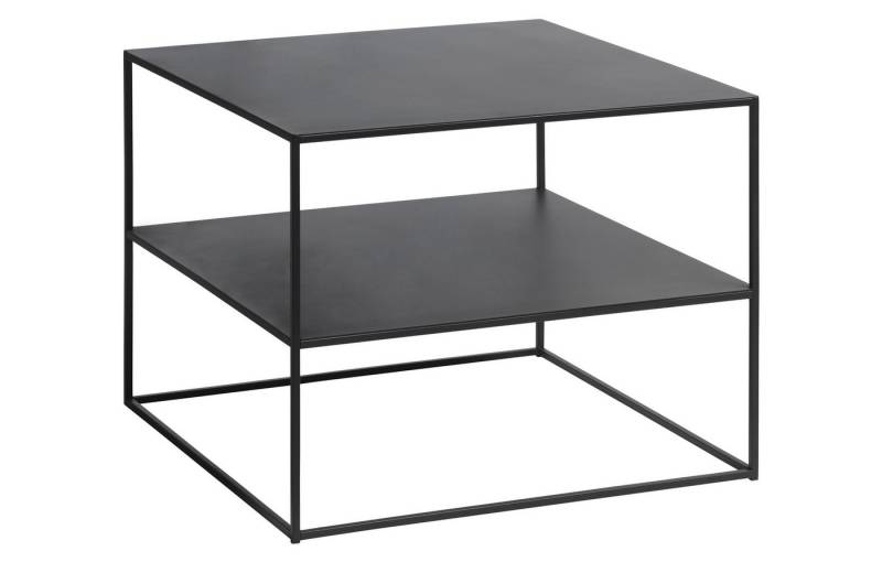 UNIQUE furniture A/S Beistelltisch aus Metall in schwarz (B/H/T: 65x50x65 cm) von UNIQUE furniture A/S