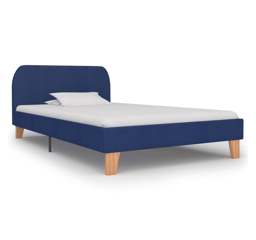 möbelando Bett Hagelstadt (L/B/H: 208x95x80 cm), aus Polyester in Blau von möbelando