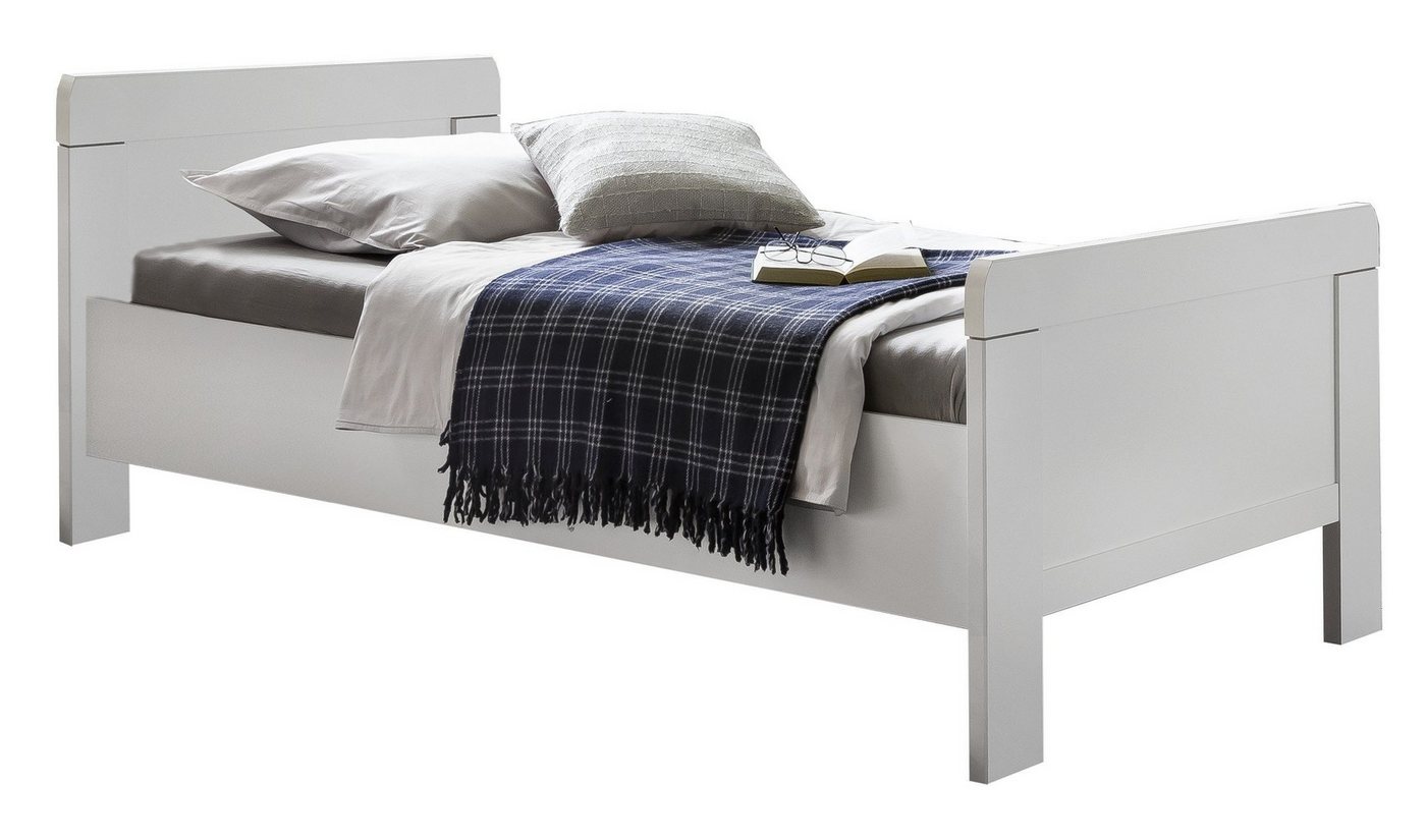 freiraum Bett Nadja (BxH: 108x85 cm), in WEISS von freiraum