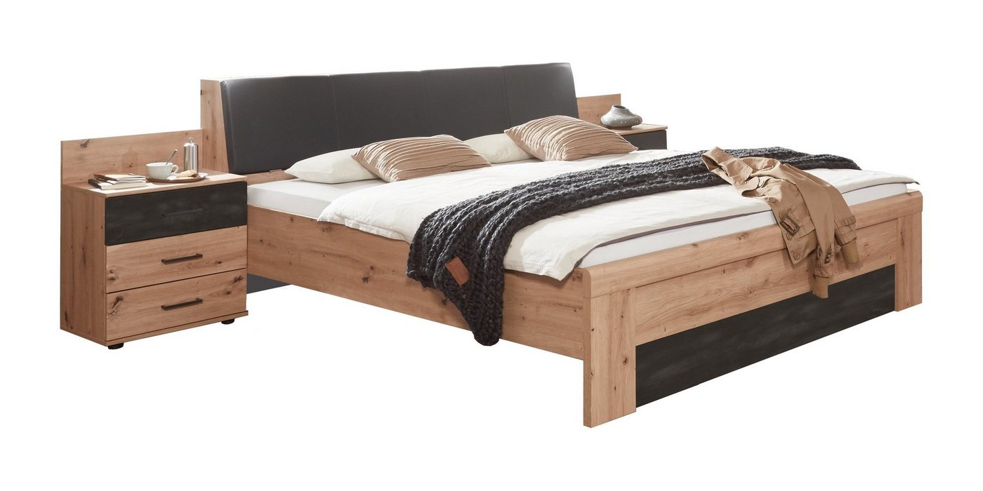 freiraum Bett Sulzbach (B/H/T: 289x88x210 cm), in Artisan-Eiche-Nachbildung mit 6 Schubladen von freiraum