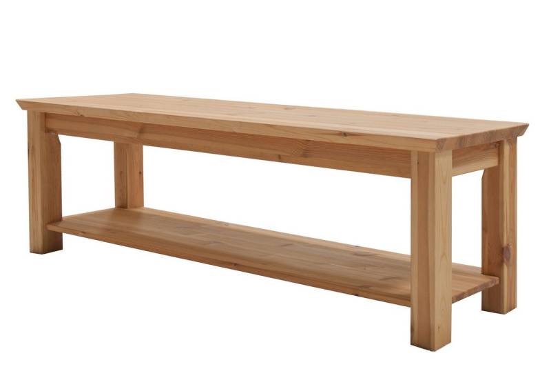 Lebenswert Bettbank SZ-0079 (BxHxT: 140x43x36 cm), aus Kiefernholz geölt und gebeizt in eiche von Lebenswert
