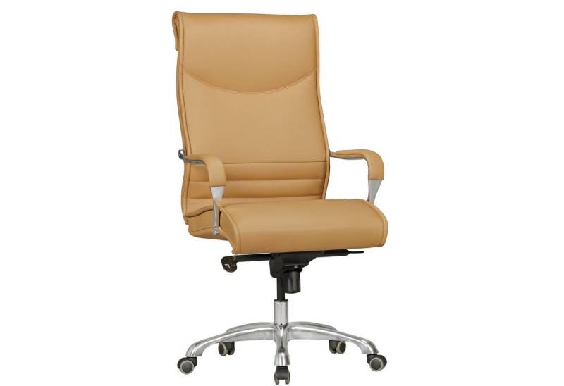 möbelando Bürostuhl Bürostuhl BIGBOSS Bezug Kunstleder Caramel Schreibtischstuhl bis 150, 60 x 126 x 61 cm (B/H/L) von möbelando