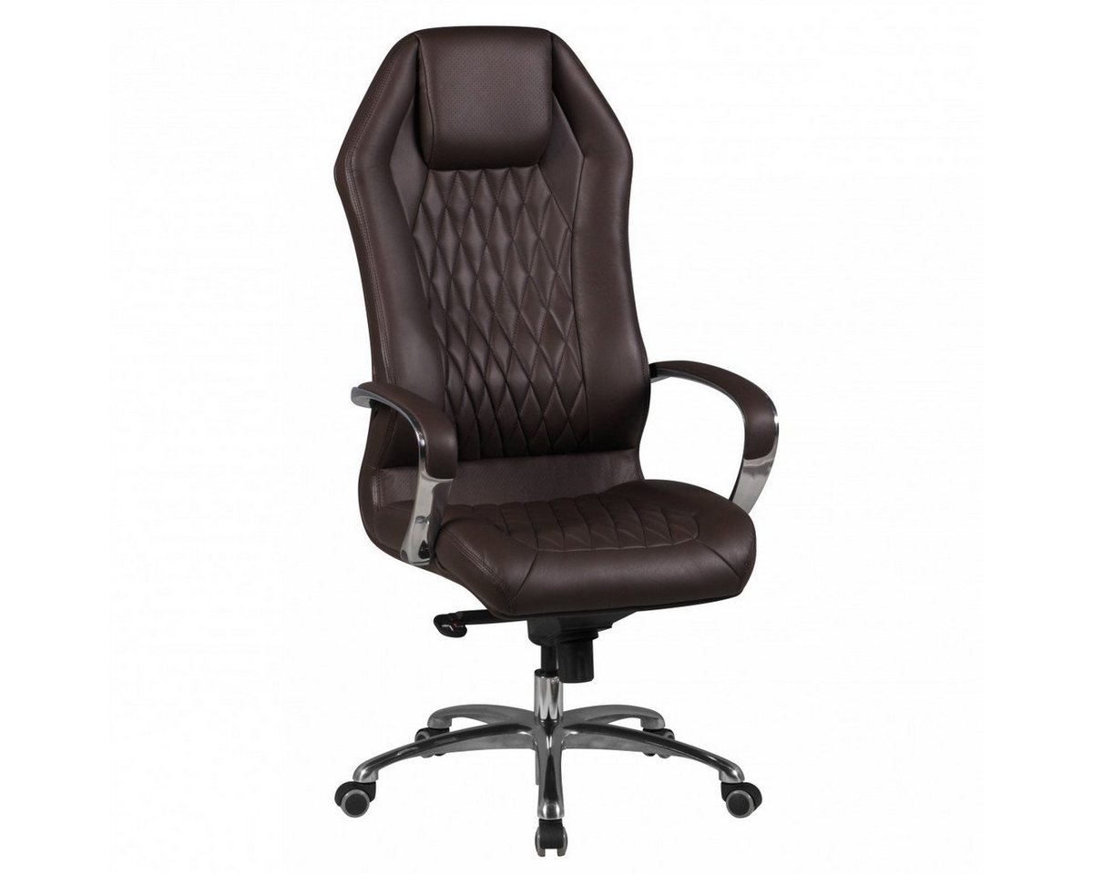 möbelando Bürostuhl Bürostuhl MONTEREY Echt-Leder Braun Schreibtischstuhl 120KG Chefsessel, 67 x 136 x 70 cm (B/H/L) möbelando Bürostuhl Bürostuhl MONTEREY Echt-Leder Braun Schreibtischstuhl 120KG Chefsessel, 67 x 136 x 70 cm (B/H/L) von möbelando