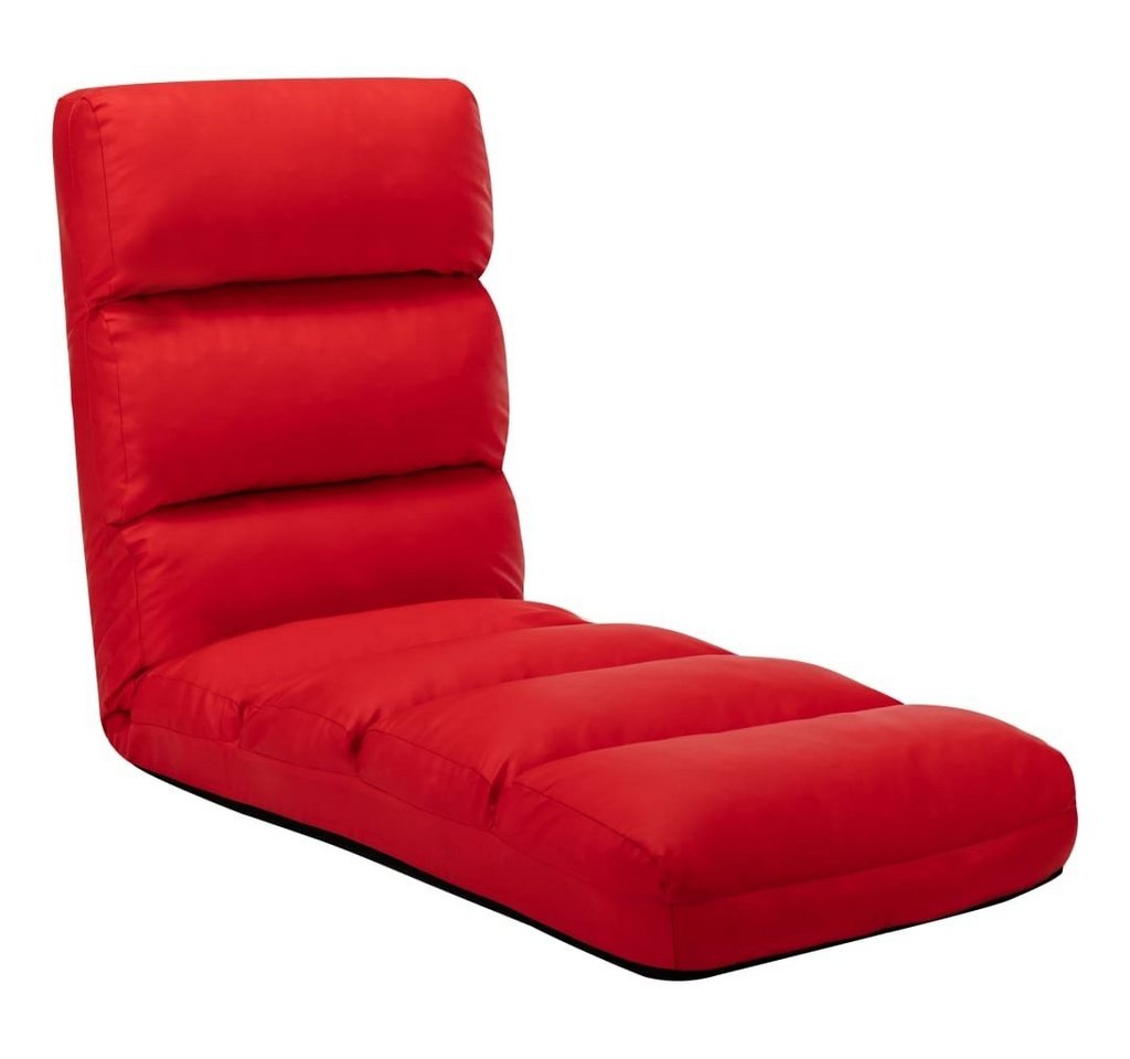 möbelando Chaiselongue Altlay, L/B/H/T: 175x56x20x20 cm, aus Kunstleder in Rot von möbelando