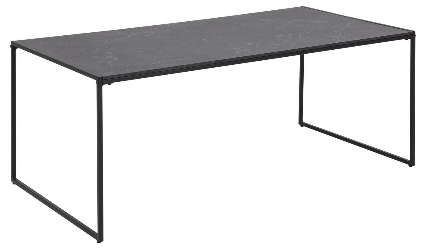 möbelando Couchtisch »Inverness«, Moderner Couchtisch, Tischplatte aus MDF melaminbeschichtet mit Marmor Optik in Schwarz matt, Gestell aus Metall Schwarz matt pulverbeschichtet. Breite 120 cm, Höhe 48 cm, Tiefe 60 cm möbelando Couchtisch »Inverness«, Moderner Couchtisch, Tischplatte aus MDF melaminbeschichtet mit Marmor Optik in Schwarz matt, Gestell aus Metall Schwarz matt pulverbeschichtet. Breite 120 cm, Höhe 48 cm, Tiefe 60 cm von möbelando