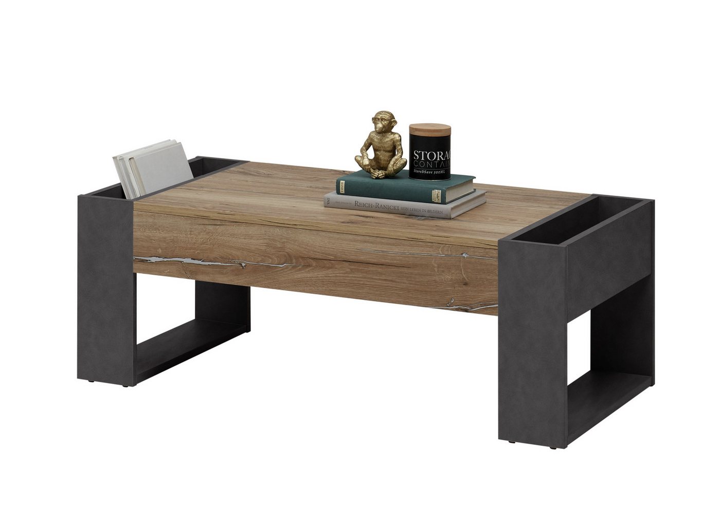 möbelando Couchtisch Lurlene, 110 x 41 x 60 cm (B/H/T) möbelando Couchtisch Lurlene, 110 x 41 x 60 cm (B/H/T) von möbelando