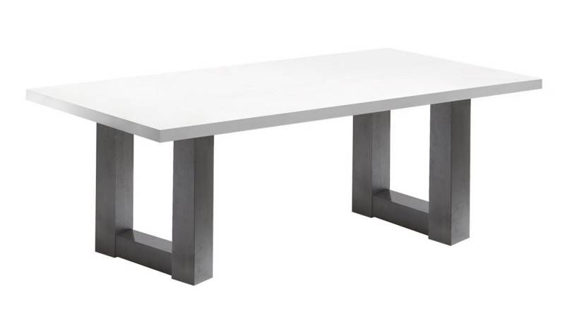 möbelando Couchtisch Mister Couchtisch (BxHxT: 120x47x70 cm), in graphit / weiß matt lack von möbelando