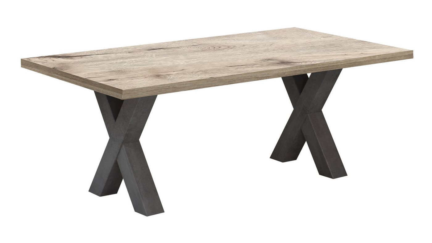 Mäusbacher Couchtisch in graphit / sandeiche (BxHxT: 120x47x70 cm) von Mäusbacher